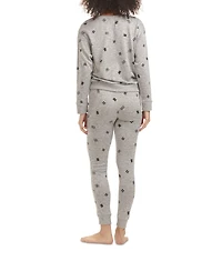 Tommy Hilfiger Women's Hacci Printed Pajama Set
