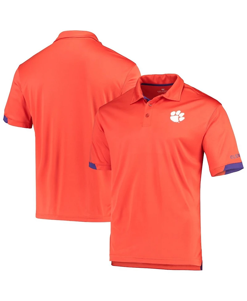Men's Colosseum Orange Clemson Tigers Santry Polo Shirt