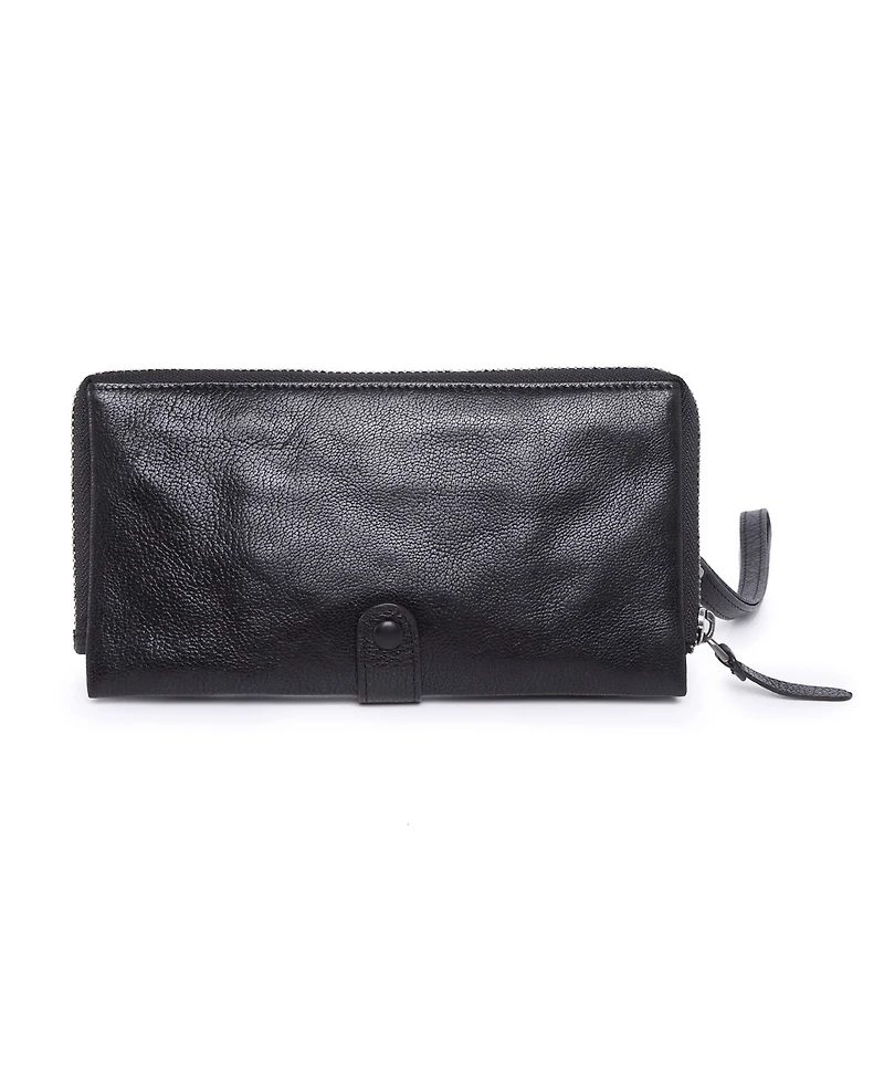 Old Trend Women's Genuine Leather Snapper Clutch