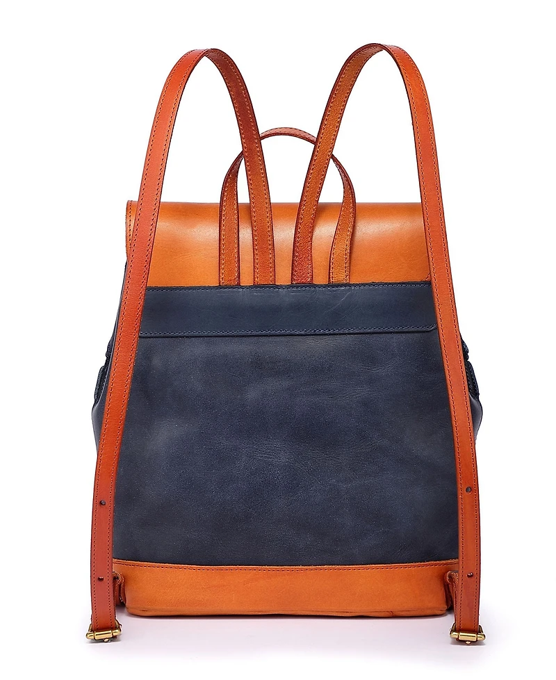 Old Trend Women's Genuine Leather Prism Backpack