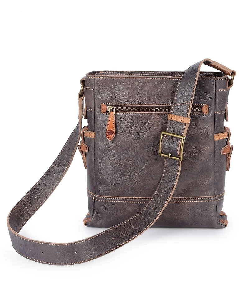 Old Trend Women's Genuine Leather Leeds Castle Crossbody Bag