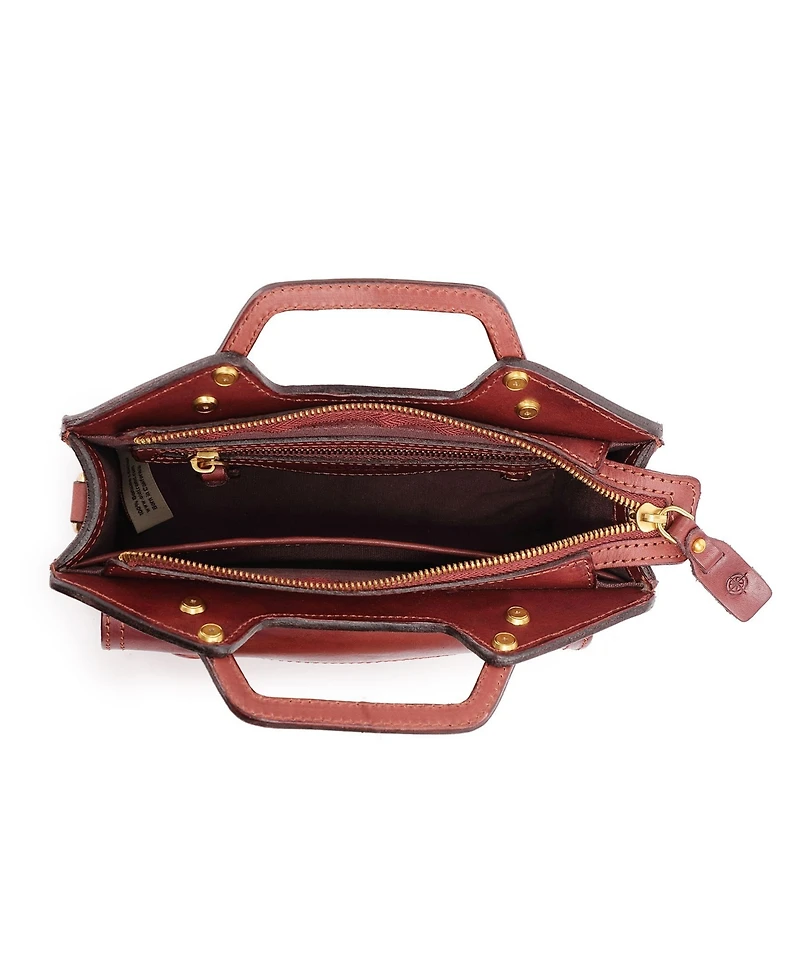 Old Trend Women's Genuine Leather Basswood Mini Tote Bag