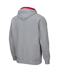 Colosseum Men's Nebraska Huskers Arch & Logo 3.0 Full-Zip Hoodie