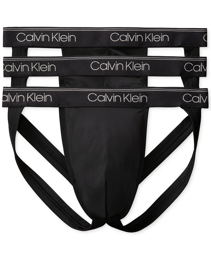 Calvin Klein Men's 3-Pk Micro Stretch Jock Straps Underwear