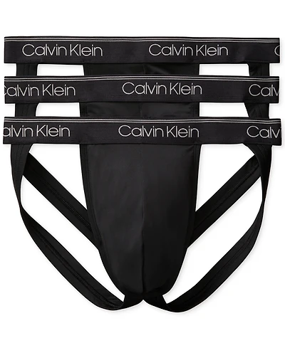 Calvin Klein Men's 3-Pk Micro Stretch Jock Straps Underwear