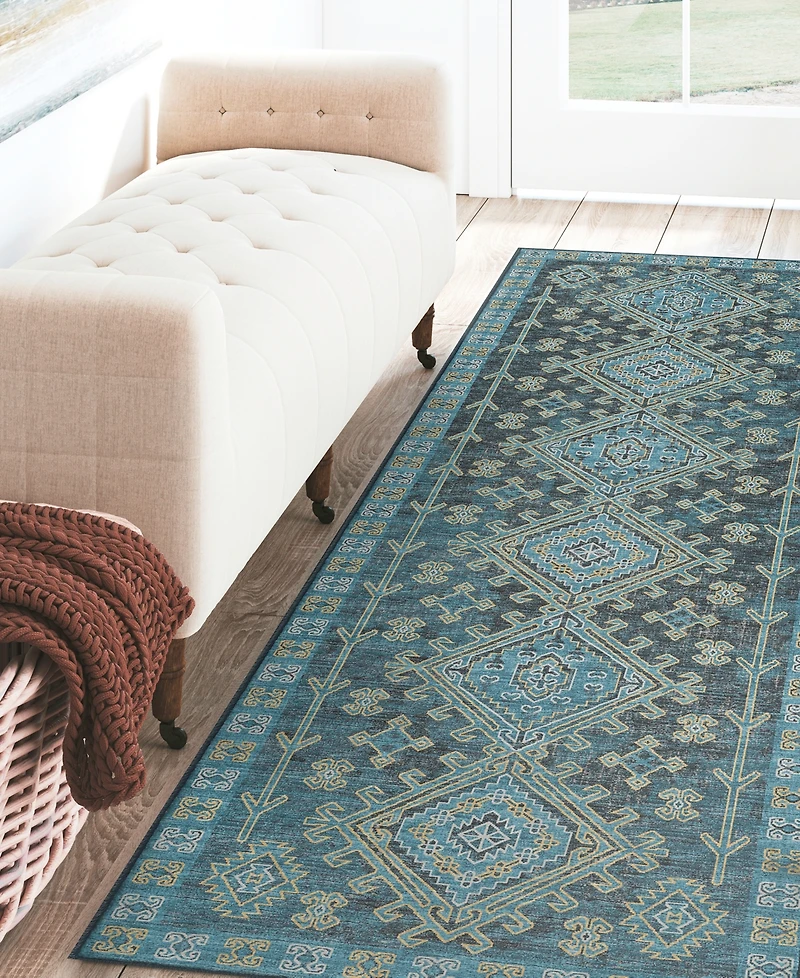 Dalyn Brisbane Washable Br2 2'3" x 7'6" Runner Area Rug