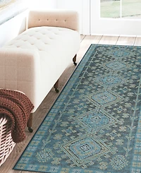 Dalyn Brisbane Washable Br2 2'3" x 7'6" Runner Area Rug