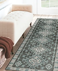 Dalyn Brisbane Washable Br2 2'3" x 7'6" Runner Area Rug