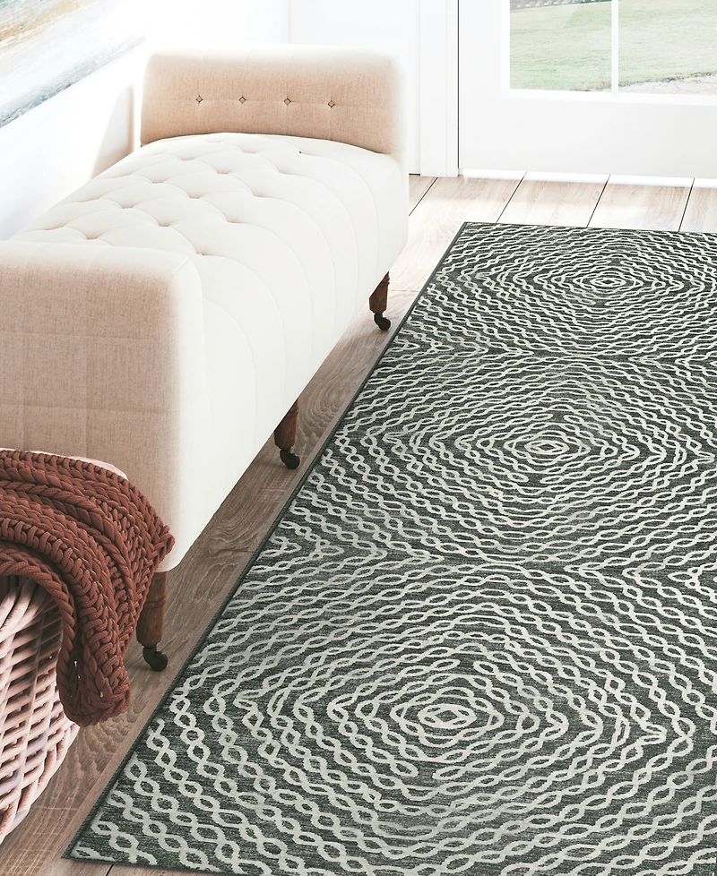 Dalyn Brisbane Washable BR3 2'3" x 7'6" Runner Area Rug