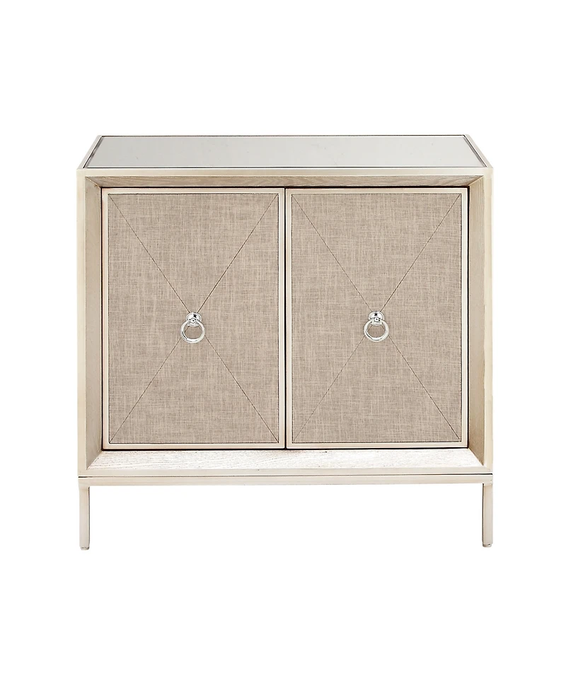 Wood Glam Cabinet