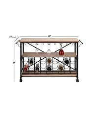 Industrial Metal Wine Storage