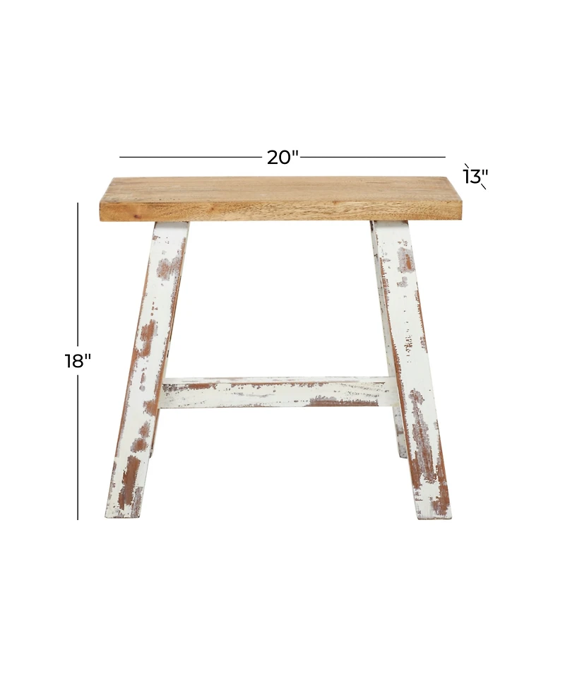 Wood Farmhouse Bench
