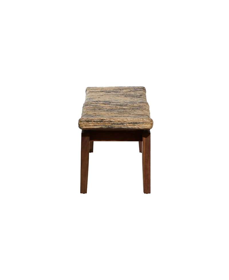 Mahogany Contemporary Bench