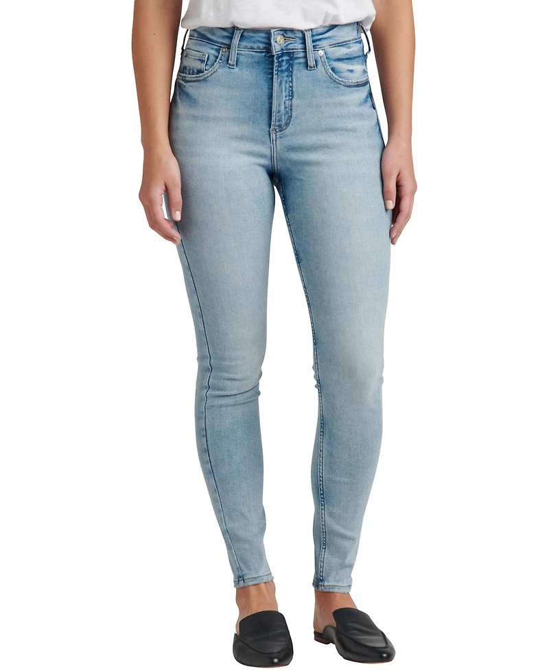 Silver Jeans Co. Women's Infinite Fit One Size Fits Four High Rise Skinny Jeans