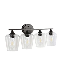Jonathan Y Jayne 4-Light Cottage Rustic Led Vanity Light