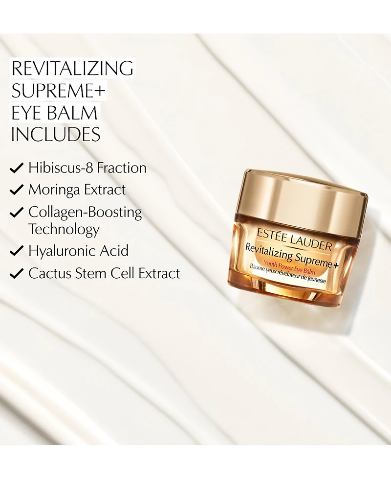 Revitalizing Supreme+ Youth Power Eye Cream with Hyaluronic Acid, 0.5 oz.