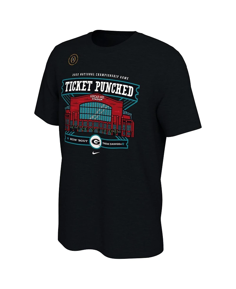 Men's Nike Black Georgia Bulldogs College Football Playoff 2022 National Championship Game Bound T-shirt