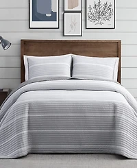 Brooklyn Loom Niari Yarn Dye Stripe 2 Piece Quilt Set, Twin