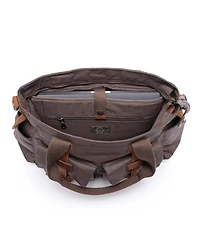 Tsd Brand Urban Light Coated Canvas Tote Bag