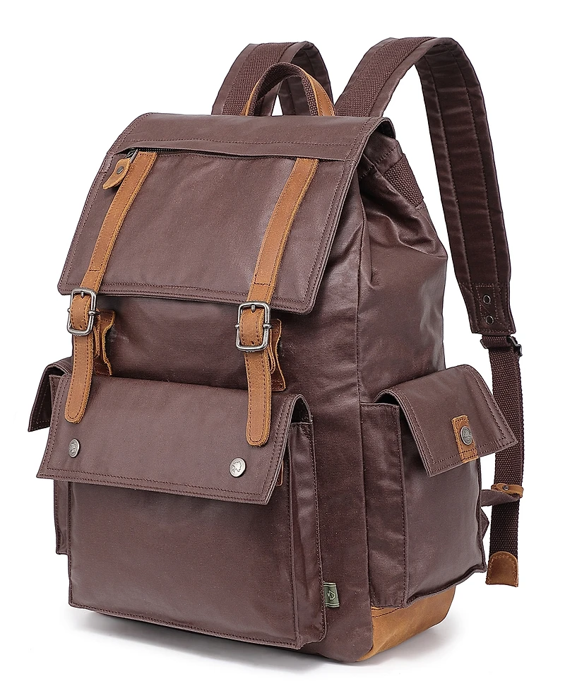 Tsd Brand Urban Light Traveller Canvas Backpack