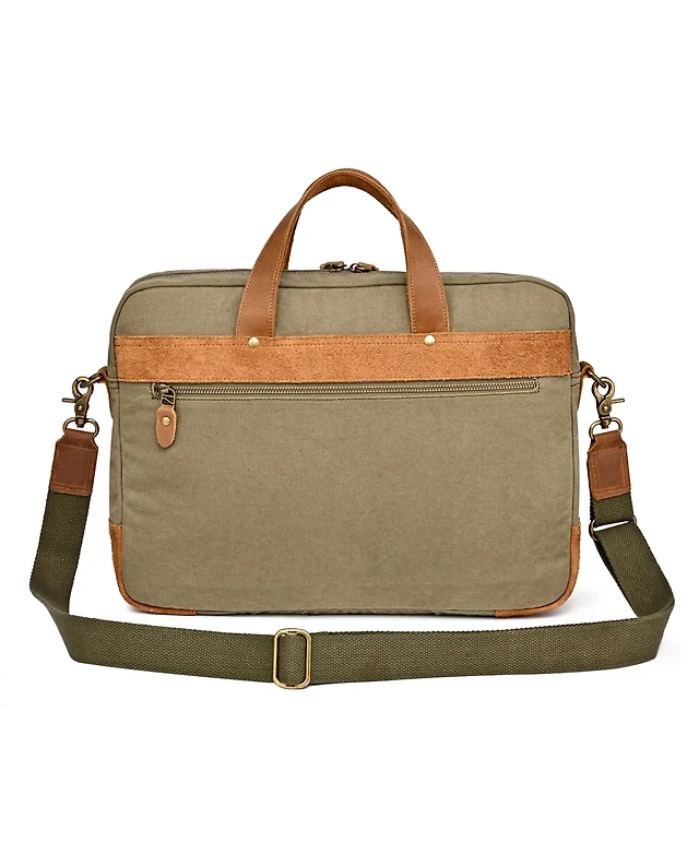 Tsd Brand Valley Oak Canvas Brief Bag MainPlace Mall