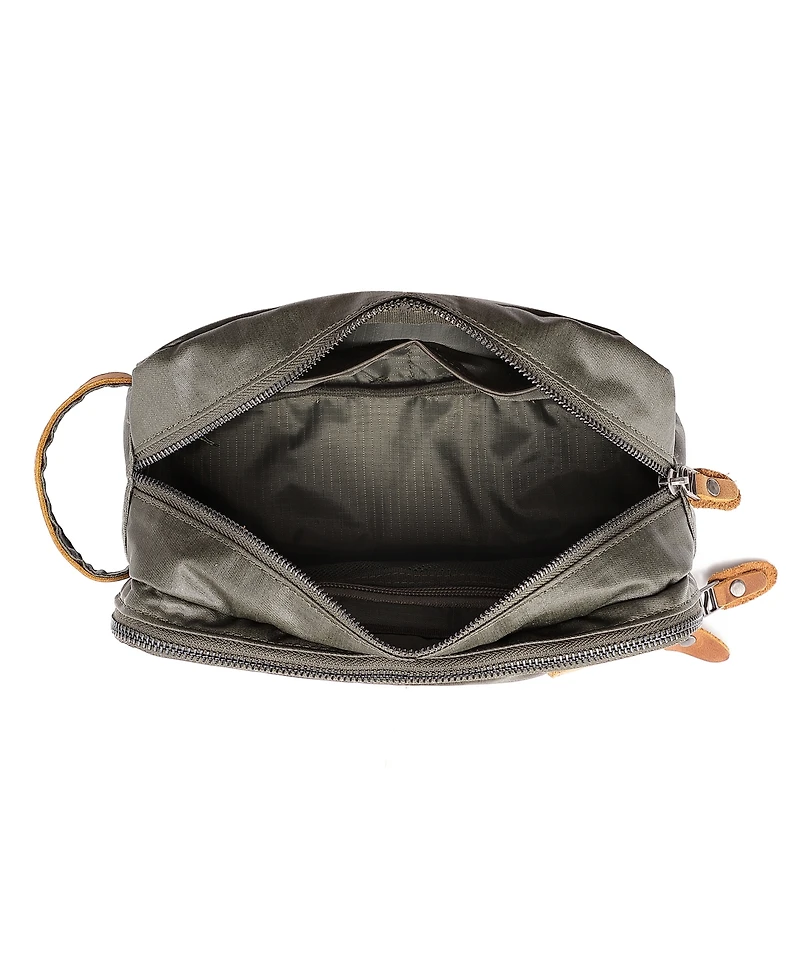 Tsd Brand Urban Light Coated Canvas Toiletry Bag