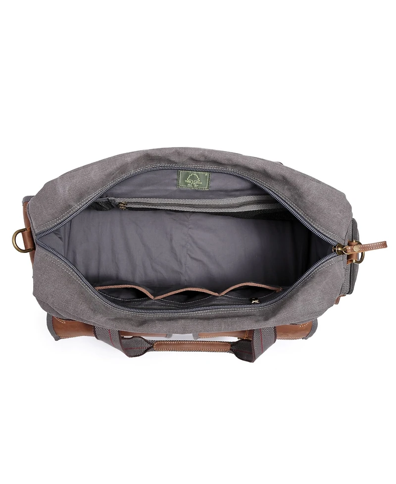 Tsd Brand Turtle Ridge Canvas Duffel Bag
