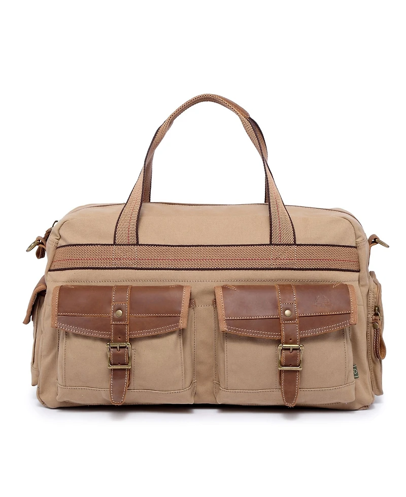 Tsd Brand Turtle Ridge Canvas Duffel Bag
