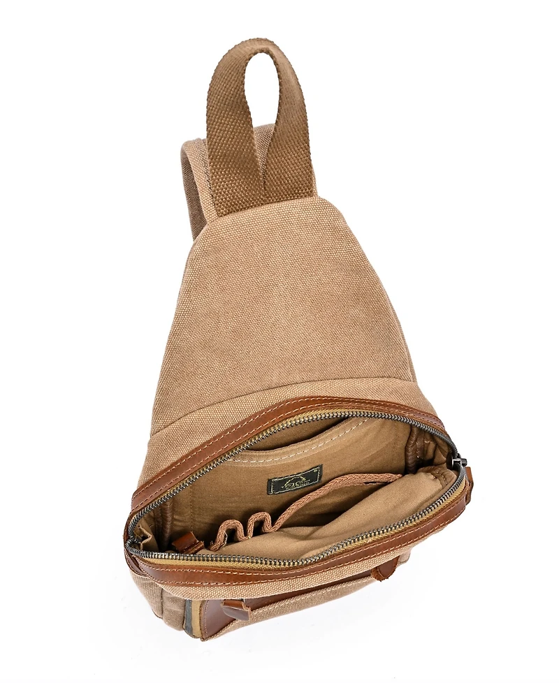 Tsd Brand Torreya Canvas Sling Bag