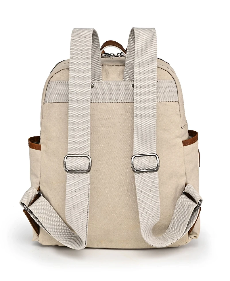 Tsd Brand Magnolia Hill Canvas Backpack