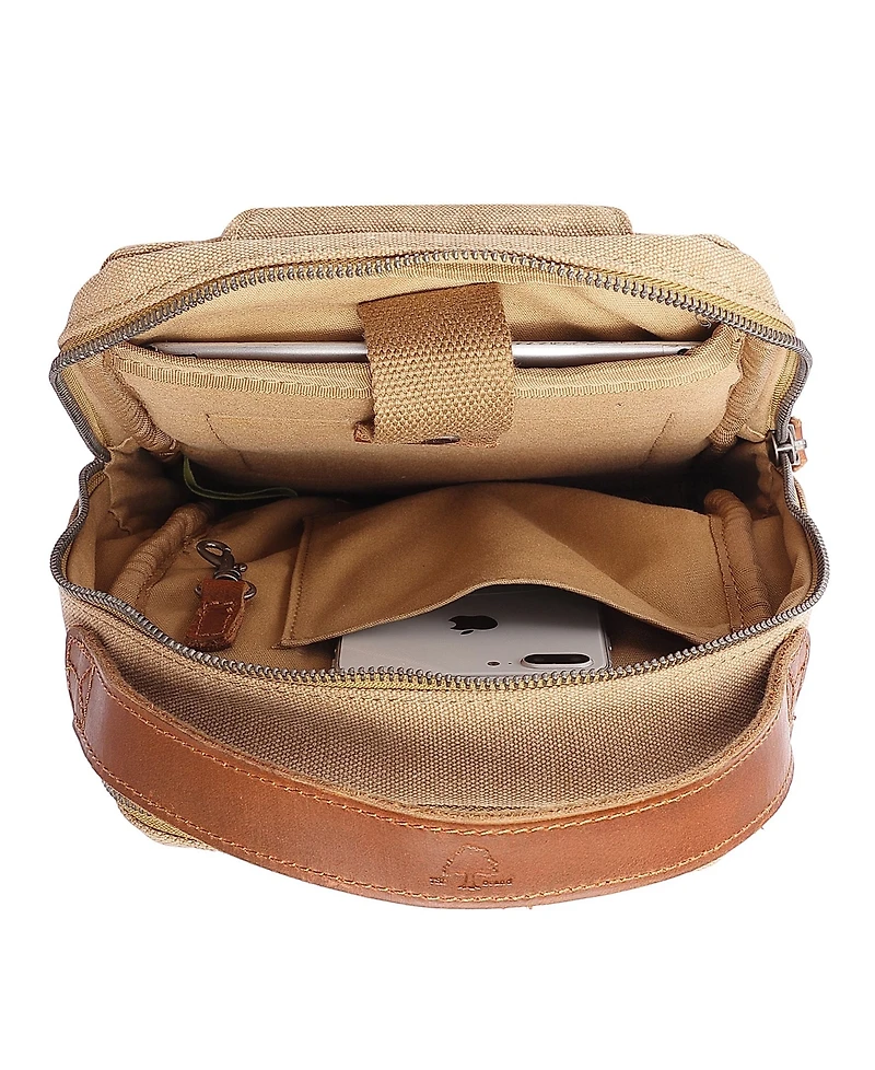 Tsd Brand Madrone Convertible Canvas Sling Bag