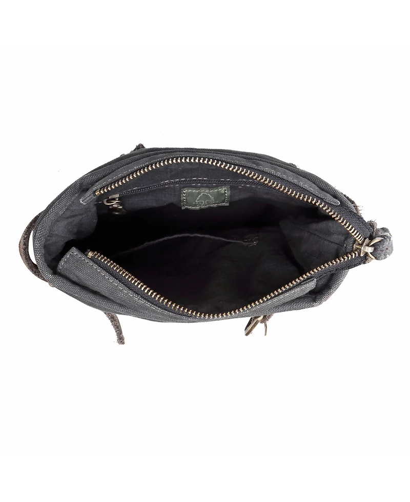 Tsd Brand Coastal Canvas Crossbody Bag