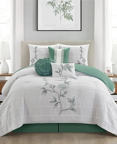 Stratford Park Mona 7-Piece Comforter Set, Queen