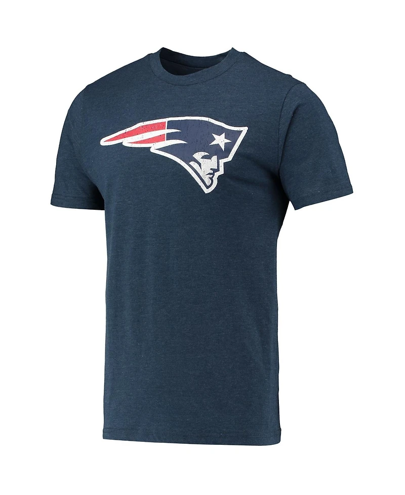 Men's Concepts Sport Charcoal, Navy New England Patriots Meter T-shirt and Shorts Sleep Set
