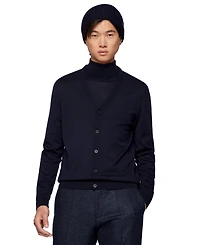 Boss by Hugo Boss Men's Virgin-Wool Beanie Hat