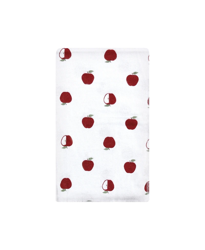 Hudson Baby Boys Soft Flannel 10-Pack Absorbent Burp Cloths