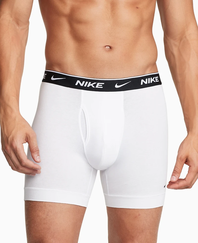 Nike Men's 3-Pack Dri-fit Essential Cotton Stretch Boxer Briefs