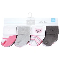 Hudson Baby Girls 8Pk Terry Socks