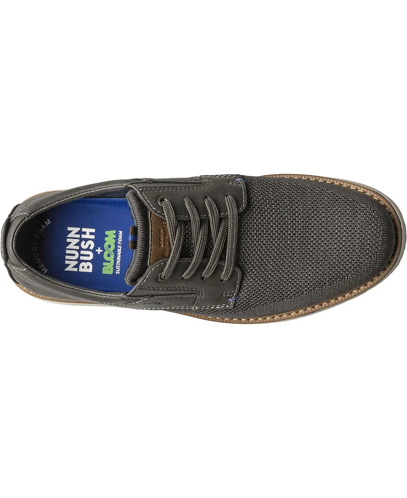 Men's Otto Knit Plain Toe Lace Up Oxford Shoes