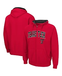 Men's Texas Tech Red Raiders Arch Logo 3.0 Full-Zip Hoodie