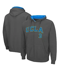 Men's Colosseum Ucla Bruins Arch and Logo 3.0 Full-Zip Hoodie