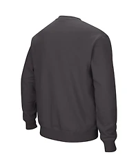 Colosseum Men's Kansas Jayhawks Arch & Logo Crew Neck Sweatshirt