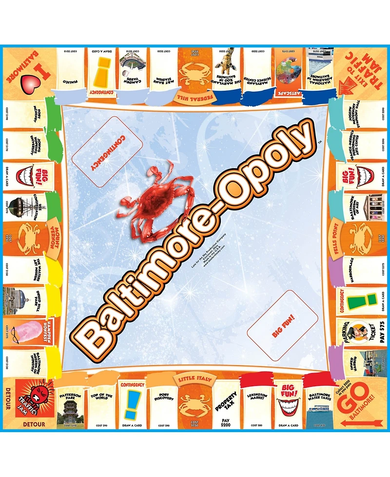 Baltimore-Opoly Board Game