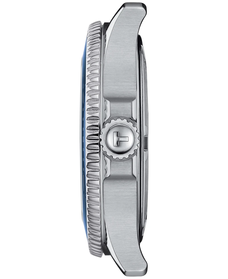 Tissot Unisex Seastar Silver-Tone Stainless Steel Bracelet Watch 36mm