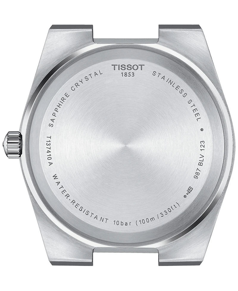 Tissot Men's Prx Blue Leather Strap Watch 40mm