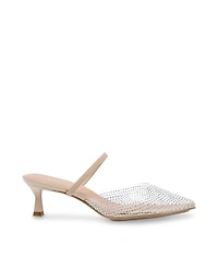 Anne Klein Women's Irie-c Crystal Embellished Kitten Heel Pumps
