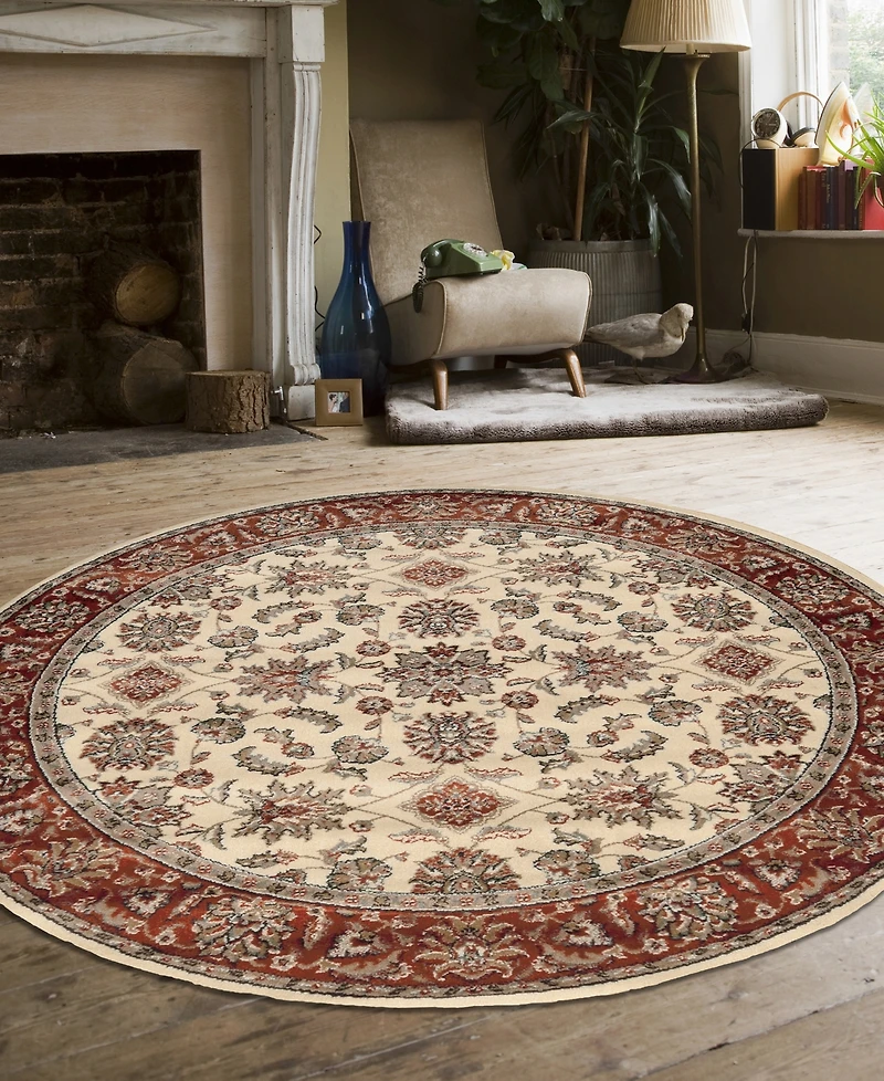 Closeout! Km Home Pesaro 5'3" x 5'3" Round Area Rug