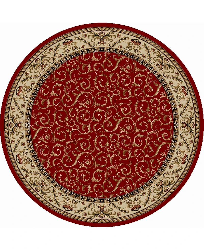 Closeout! Km Home Pesaro 5'3" x 5'3" Round Area Rug