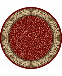 Closeout! Km Home Pesaro 5'3" x 5'3" Round Area Rug