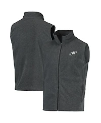 Men's Gray Philadelphia Eagles Houston Fleece Full-Zip Vest